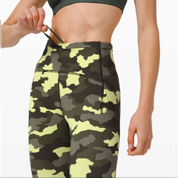 lululemon athletica Pants - Lululemon Swift Speed High-Rise Camo Green Multi